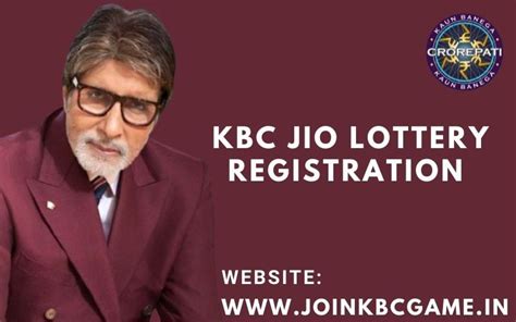 kbc jio lottery registration